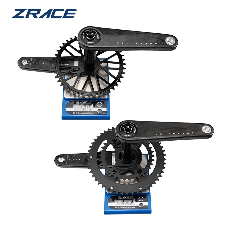 SKEACE 2ピースクランク Zrace 55Tチェーンリングセット ZRACE カーボンクランクセット 170 ミリメートル 50-34T 52-36T 53-39T