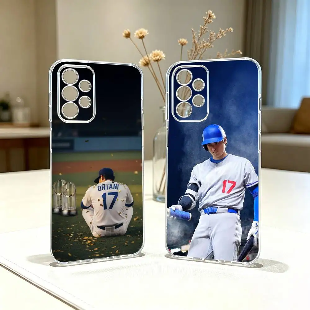 Baseball Shohei O-Ohtani 17   Phone Case Transparent Silicone Soft For Samsung S25,S24,S21,S22,S23,S30,Ultra,S20,Plus,Fe