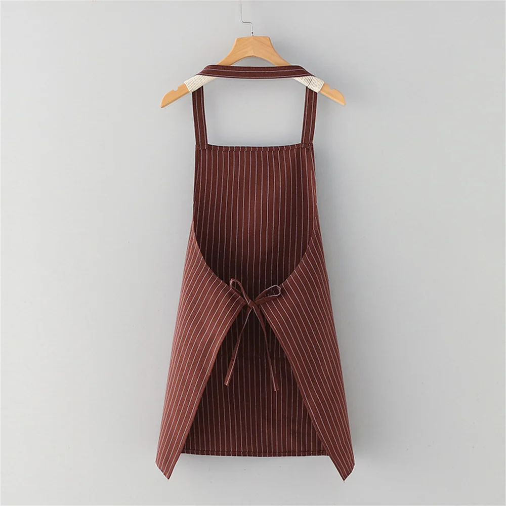 1 PC New Fashion Canvas Kitchen Aprons For Woman Men Chef Work Apron For Grill Restaurant Bar Shop Cafes Beauty Studios Uniform