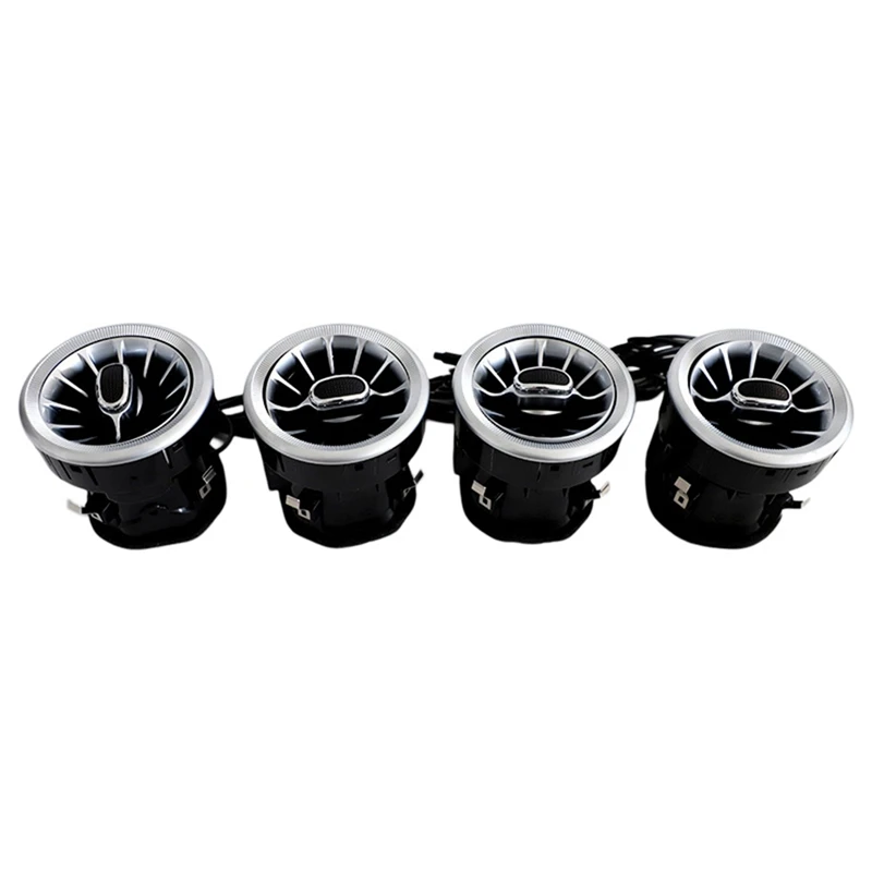 

1 Set LED 3-Color Ambient Light Air Outlet Central Control Air Outlet Turbine Air Outlet For Benz Vito V260 V250 16-23