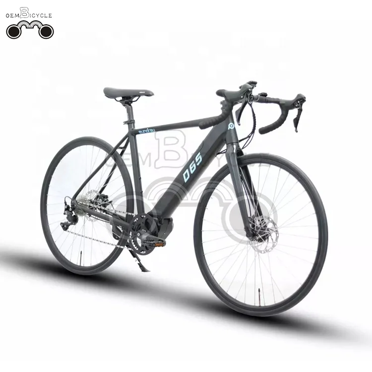 Oembicycle Bull Handlebar 36V/250W Torque Sensor Mid Motor The 700C Road Tire Model D6 E-Bike