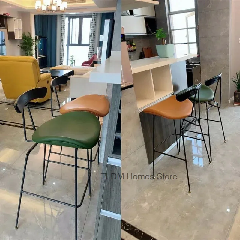 Nordic Bar Stool Industrial Style Ant Bar Chair Modern Chair for Restaurant Chairs High Stools Home Back Bar Chairs Dining Chair