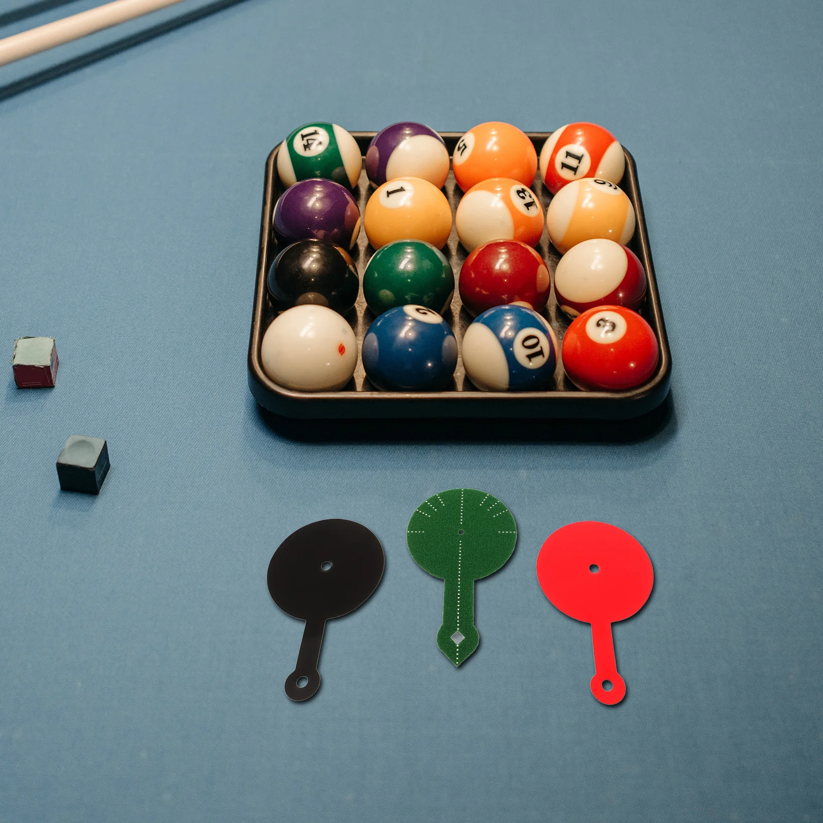 3pcs Billiard Aim Trainer Pad Cotton Fabric Tool For Pool Table Accuracy Practice Mat Accessory