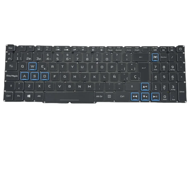 For Acer Predator Helios 300 PH315-52 PH317-53 Laptop Gaming Keyboard RGB Light Spanish Layout
