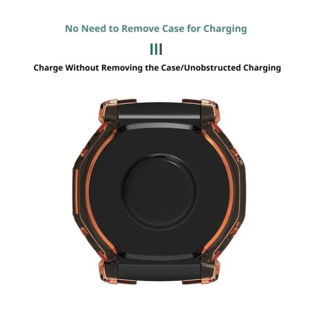 Funda Protectora Resistente de TPU para Reloj Inteligente Amazfit T-Rex Ultra 2, Protección Completa en las 4 Esquinas, Anti-Rayones, Resistente al Desgaste