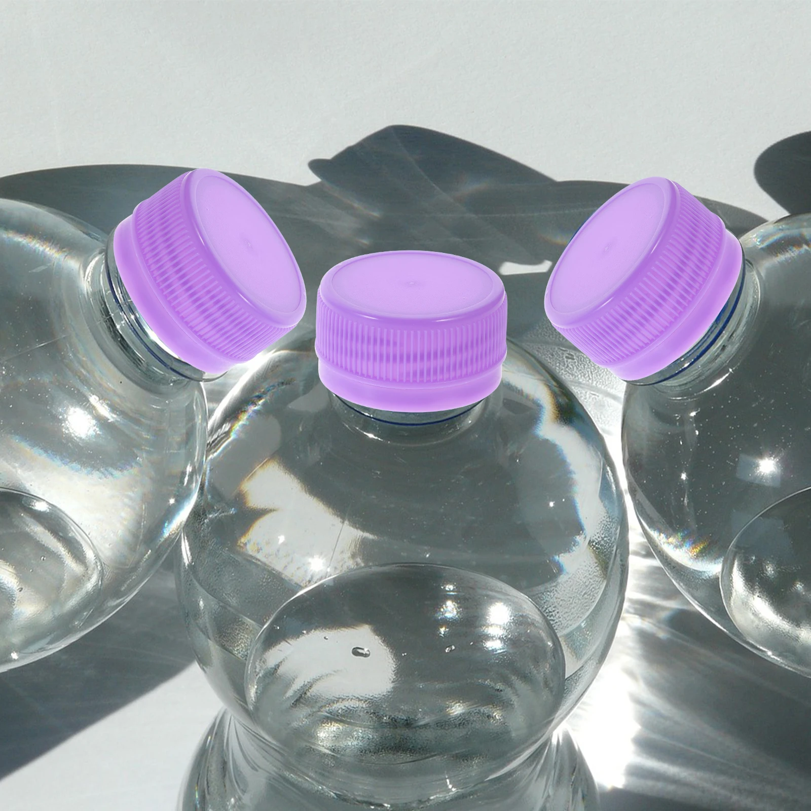 

100 Pcs Plastic Bottle Caps 30mm Colorful DIY Craft Sealing Lids for Water Beverage Child Education Montessori