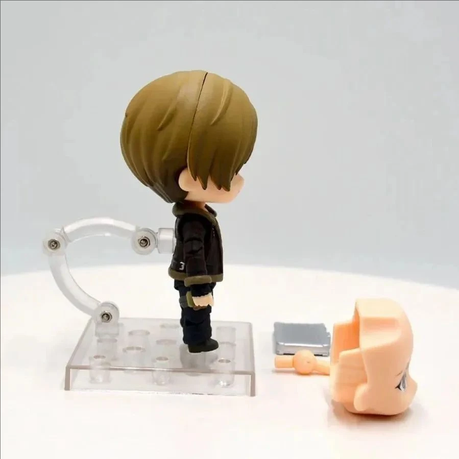 レオン・S・ケネディ Q バージョン 10 センチメートルアクションフィギュア - アニメ PVC デスクトップオーナメントグッズギフト男の子と子供の誕生日