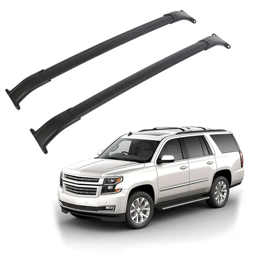 

Roof Rack Cross Bars Compatible with 20152020 Chevy Tahoe Suburban Escalade GMC Yukon Luggage Cargo Ladder Crossbars Bike Load R