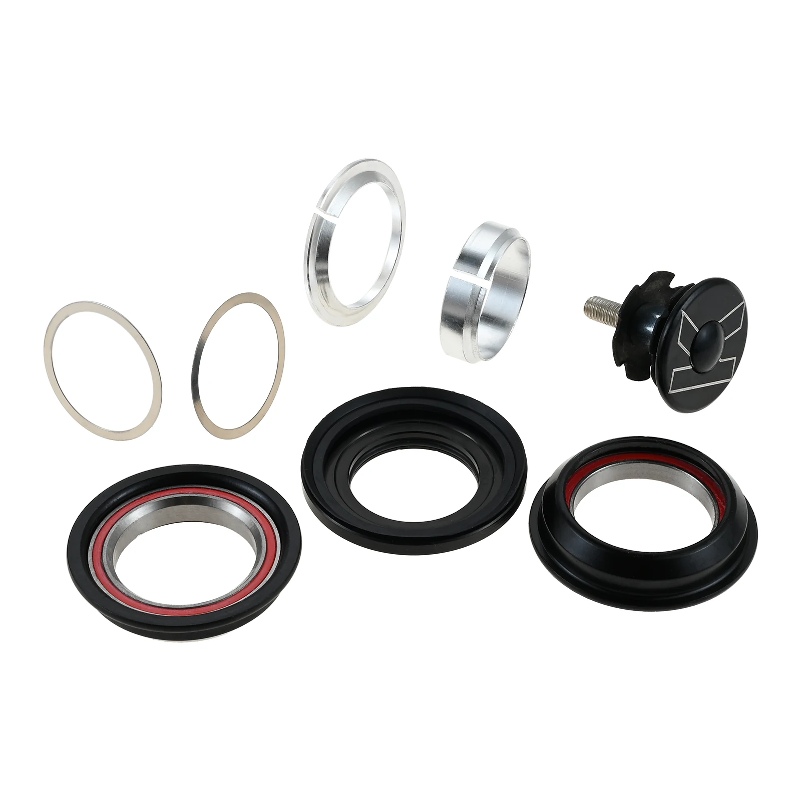 

Комплект головки подшипника велосипеда, чаша подшипника передней вилки велосипеда, безрезьбовые конические герметичные гайки, 44 мм, внешняя гарнитура, рулевой вынос