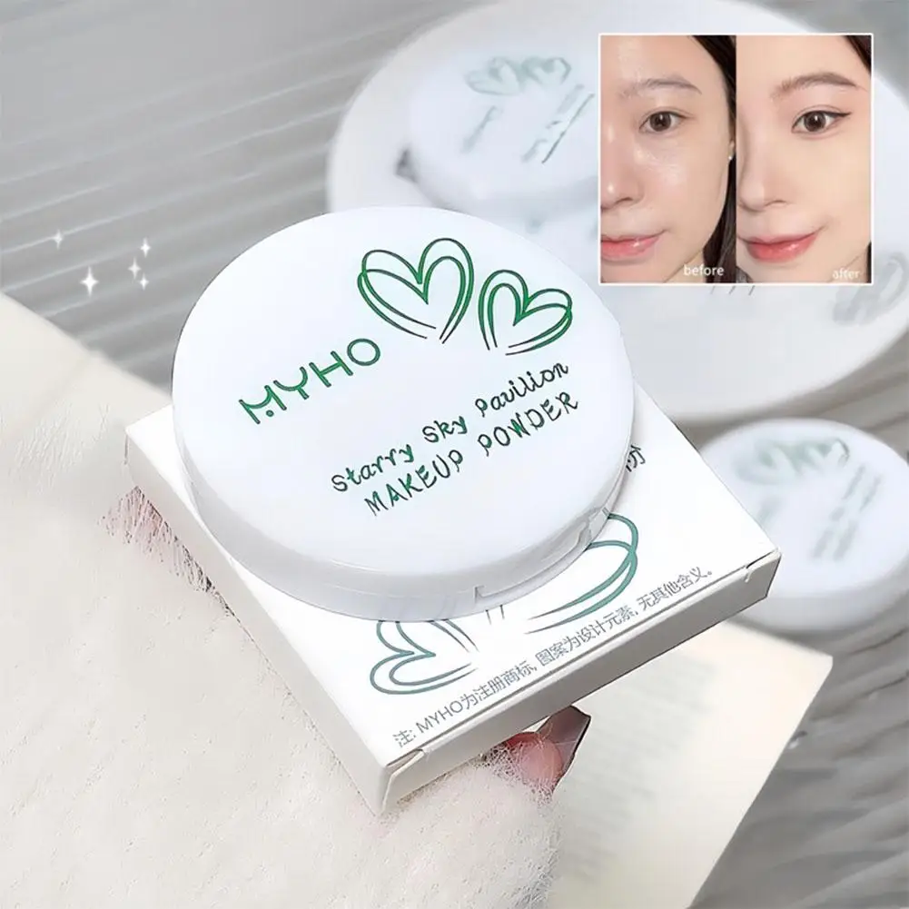 Puder w kompakcie Oil Control Soft Focus, długotrwały, bez efektu kuchenki, lekki makijaż, pełne zakrycie, puder wygładzający i ujędrniający, kryjący makijaż twarzy B1S6