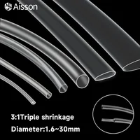 Tubo termorretráctil transparente 3:1 con pegamento de doble pared 1 metro de diámetro 1,6/2,4/3,2/4,8/6,4/7,9/9,5/12,7mm