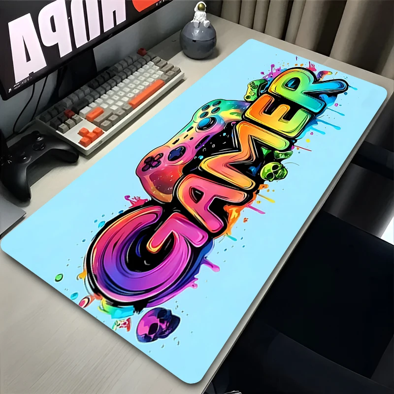 game controller Mouse Pad Colorful Gaming Desk Mat Laptop Accessories Large Gamer Keyboard Pad Office Mousepads For Best Gift