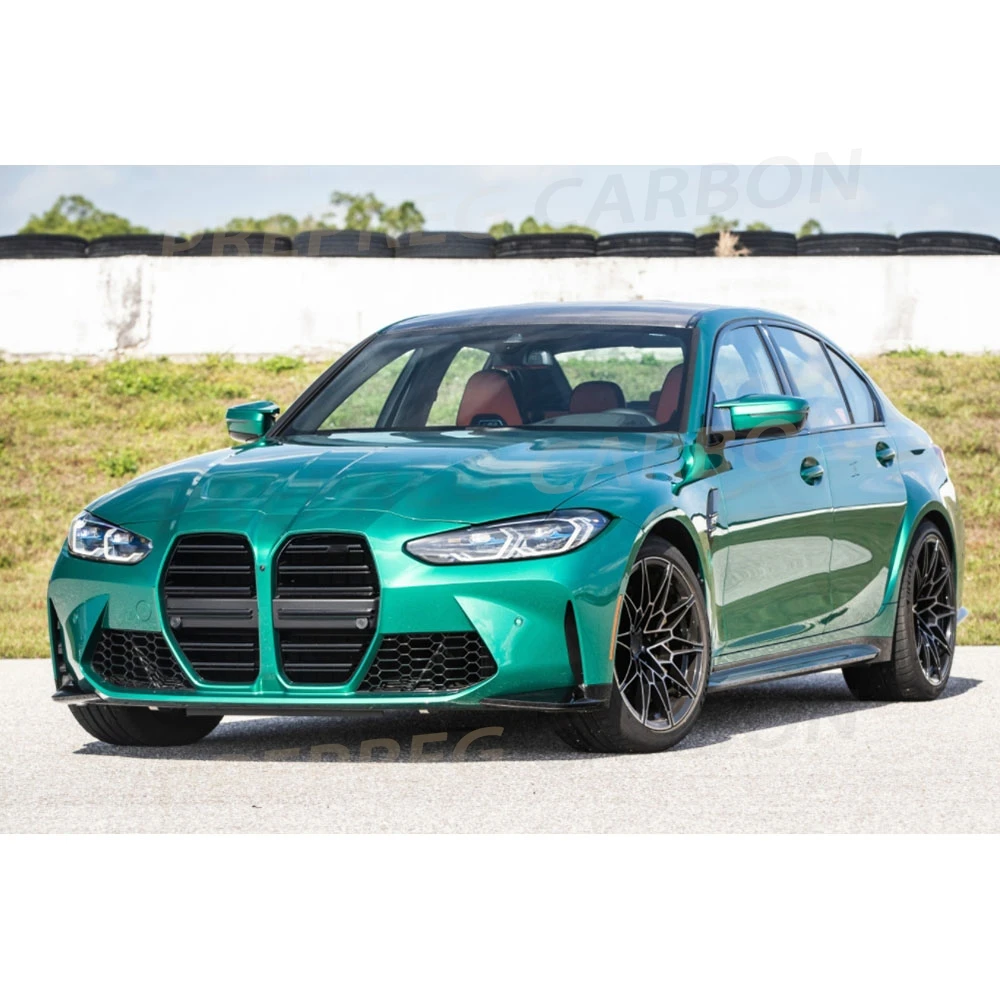 

Real Carbon Fiber Air Vent Car Accessories Front Bumper Splitters Apron Canards For BMW M3 M4 G80 G82 G83 2021+ FRP