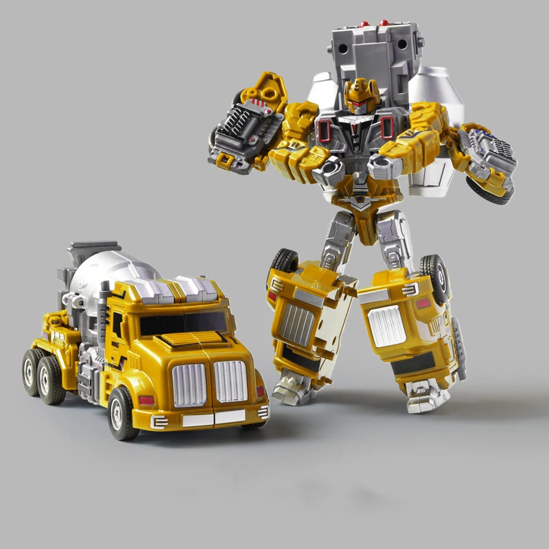 

Children Toys New Simulation Simulation Mixer Truck Engineering Car Chariot Transformation Robot Toy Creative Boy Car Model Toy