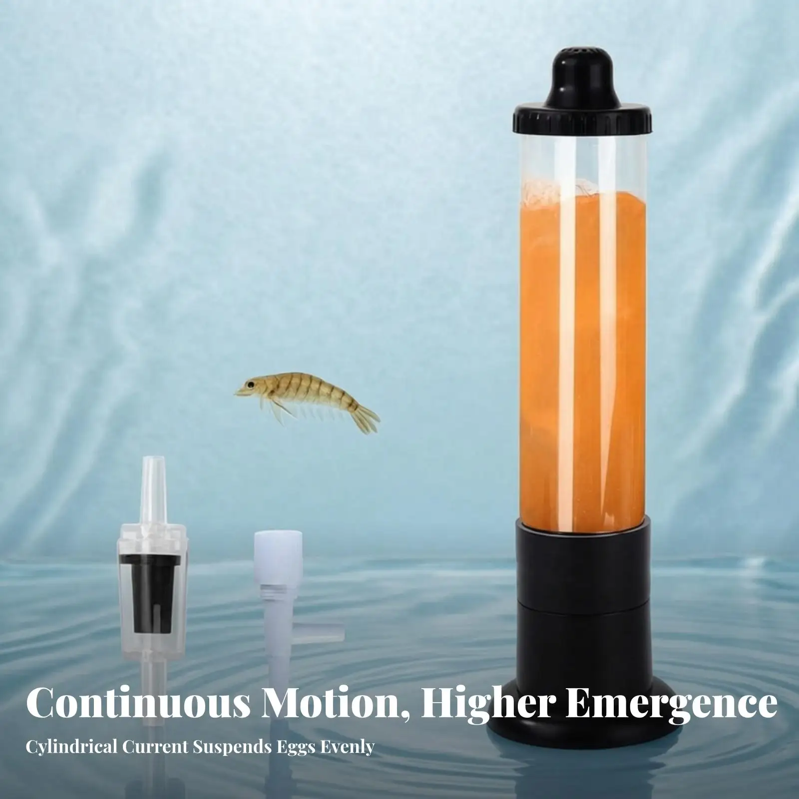 Upgraded Artemia Hatchery Kit for Fish Tank Transparent Breeding Container with Reliable Suction Mount