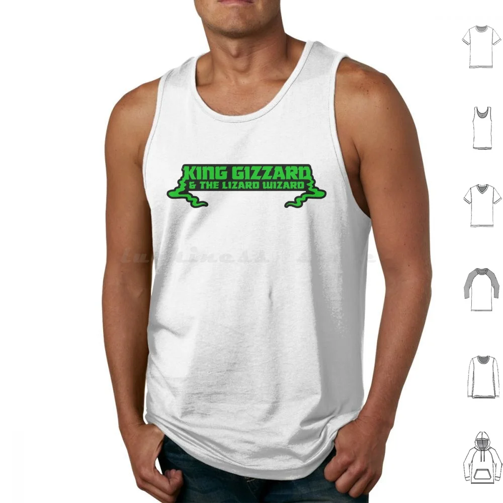 King Gizzard And The Lizard Wizard Name Tag Tank Tops Vest Sleeveless Murder Universe Psych Garage Corey Bloodhail Folk Music