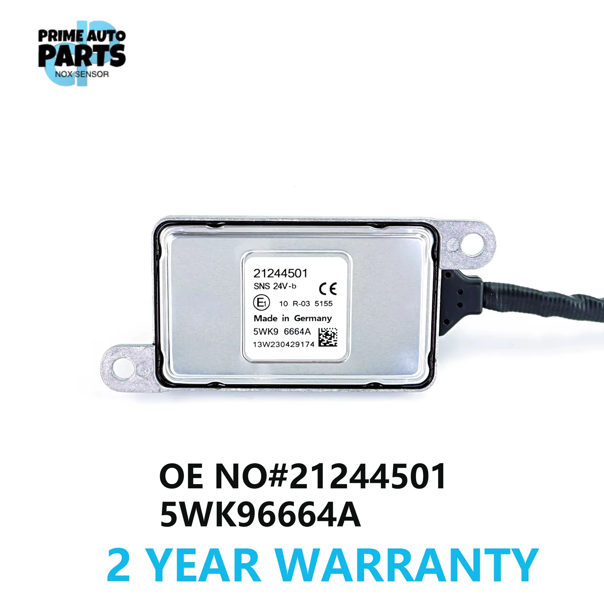 

5WK9 6664A 21244501 24V High Quality Nitrogen oxygen sensor Fits For FH FM 21244501 5WK96664A NOx sensor