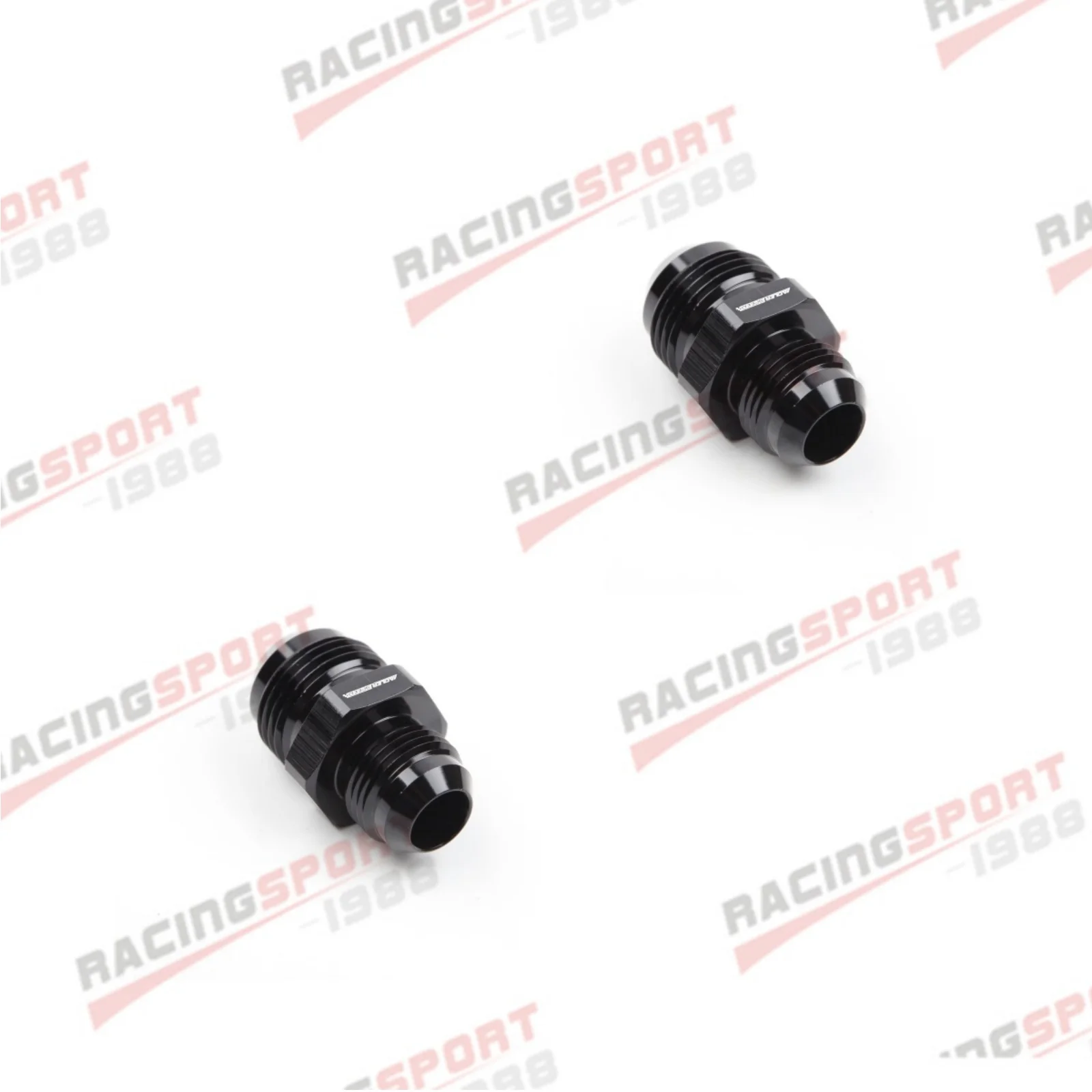 Universal 2PCS-12AN AN12 To AN10 -10AN Male Straight Reducer Fitting Adapter Black/Blue