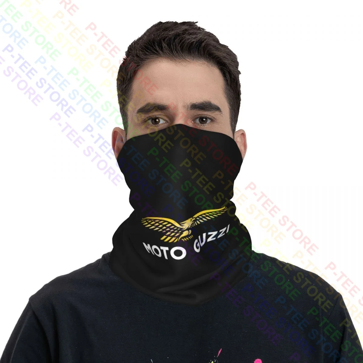 Moto Guzzi Italian Motorcycle Biker Neck Gaiter Bandana Scarf Face Mask Soft Printing Cover Bandana