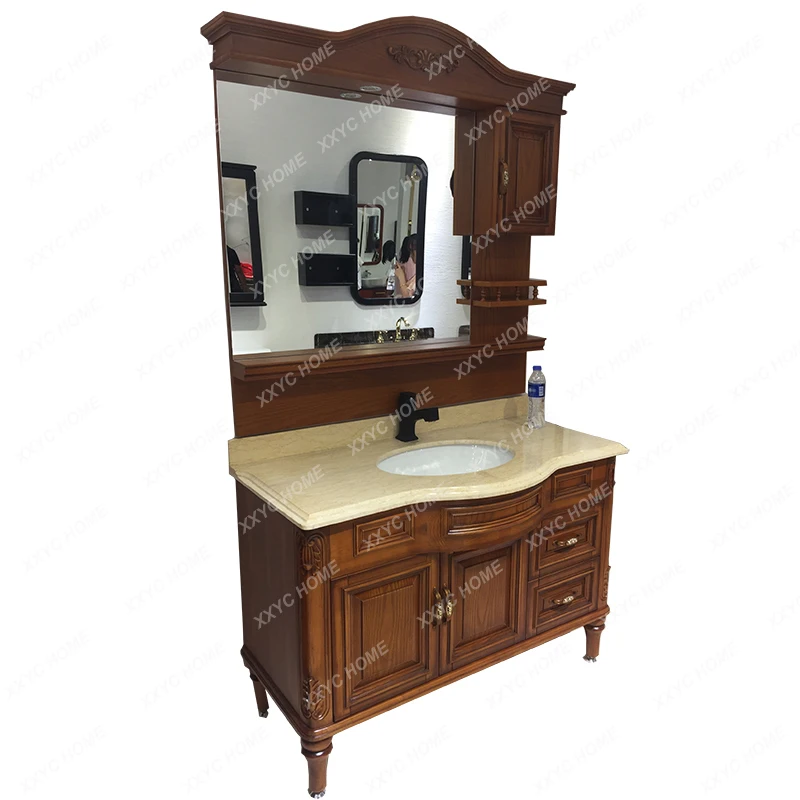 Bathroom Cabinet Red Oak Floor Antique Bathroom Cabinet Bathroom Solid Wood Washstand Hand Washing Bathroom Cabinet