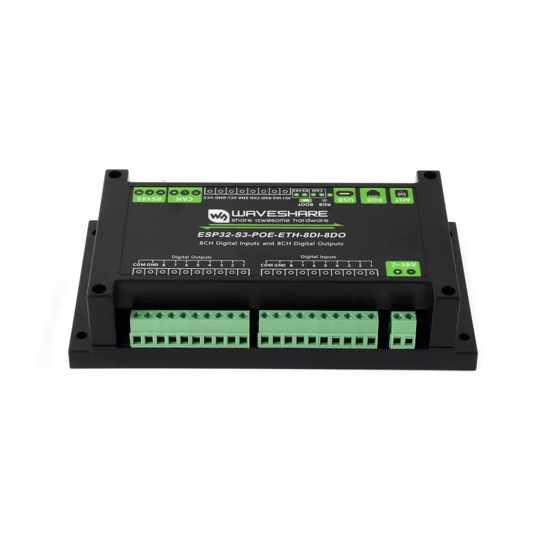 ESP32-S3 Industrial Grade Development Board, 8-Channel Digital Input And Output Control Board, 240MHz Dual Core, RS485/CAN