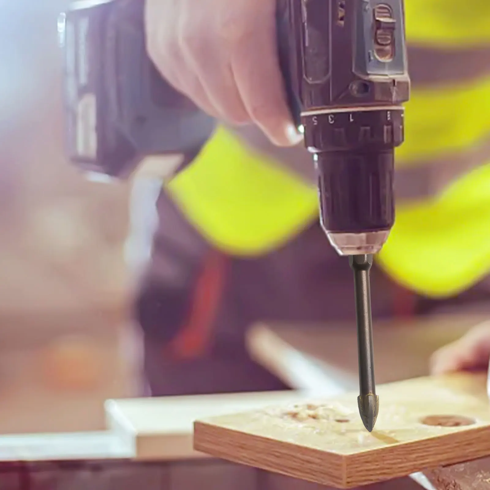 

10xНабор сверл для шестигранной плитки, стеклокерамика, бетон, карбид, открывалка для отверстий, кирпич, твердый сплав, треугольные сверла, металлический деревообрабатывающий инструмент