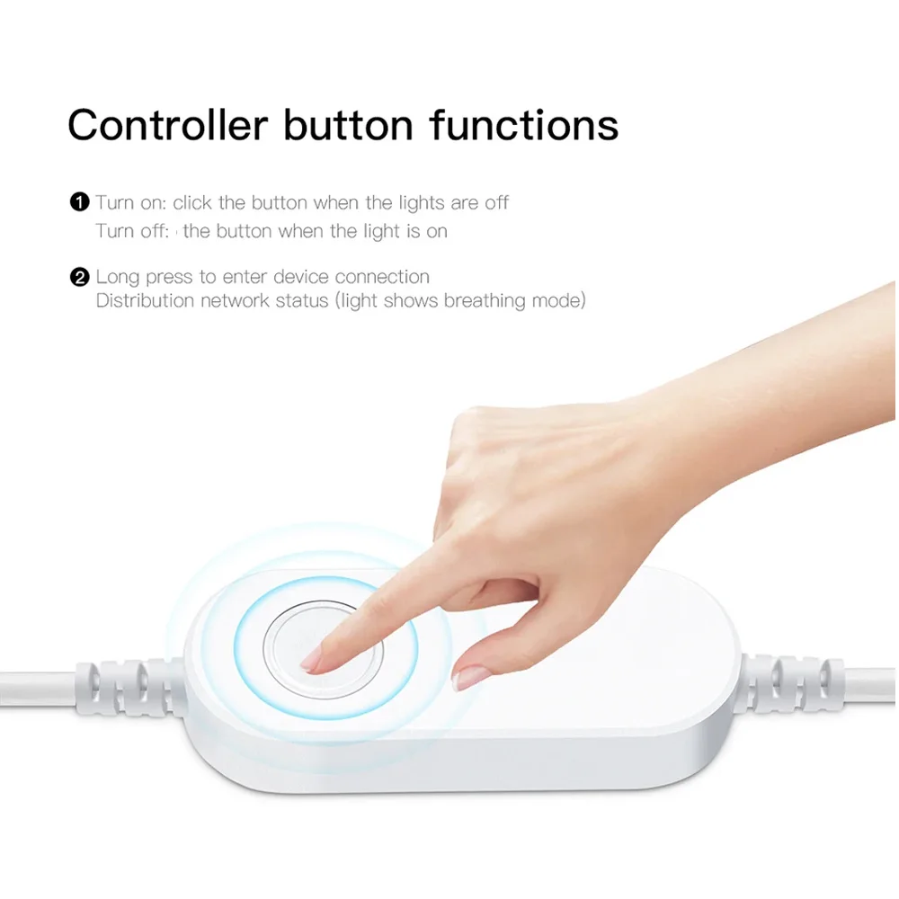 Imagem -03 - Mini Led Controlador Dimmer Switch Zigbee 3.0 5v Usb Rgb Rgbcct Trabalhar com Tuya Gateway Smartthing Alexa Google Home