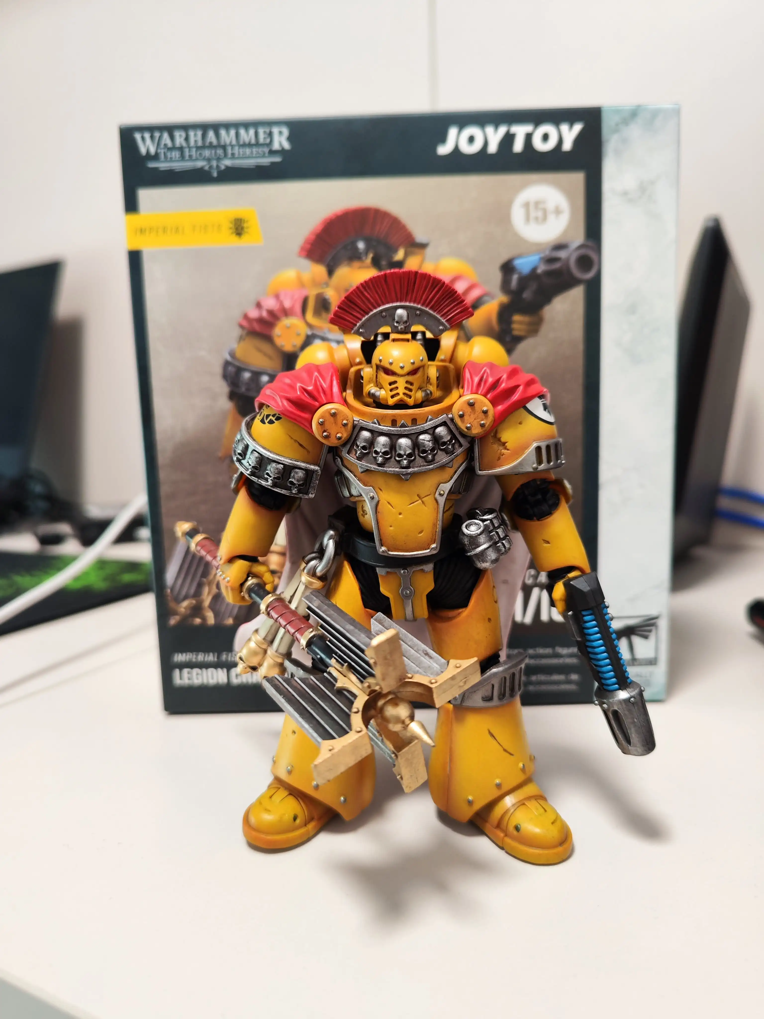 [IN VOORRAAD] Originele JOYTOY Warhammer 30k 1/18 Action Figure Imperial Fists Legioen MkIII Despoiler Squad Collecties Figuren Gift