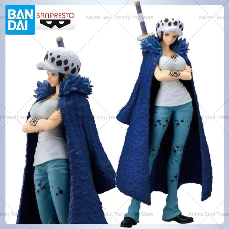 

BANDAI Original ONE PIECE GLITTER&GLAMOURS TRAFALGAR.LAW CHANGE ver. Фигурки аниме, детские коллекционные игрушки, подарок на фестиваль