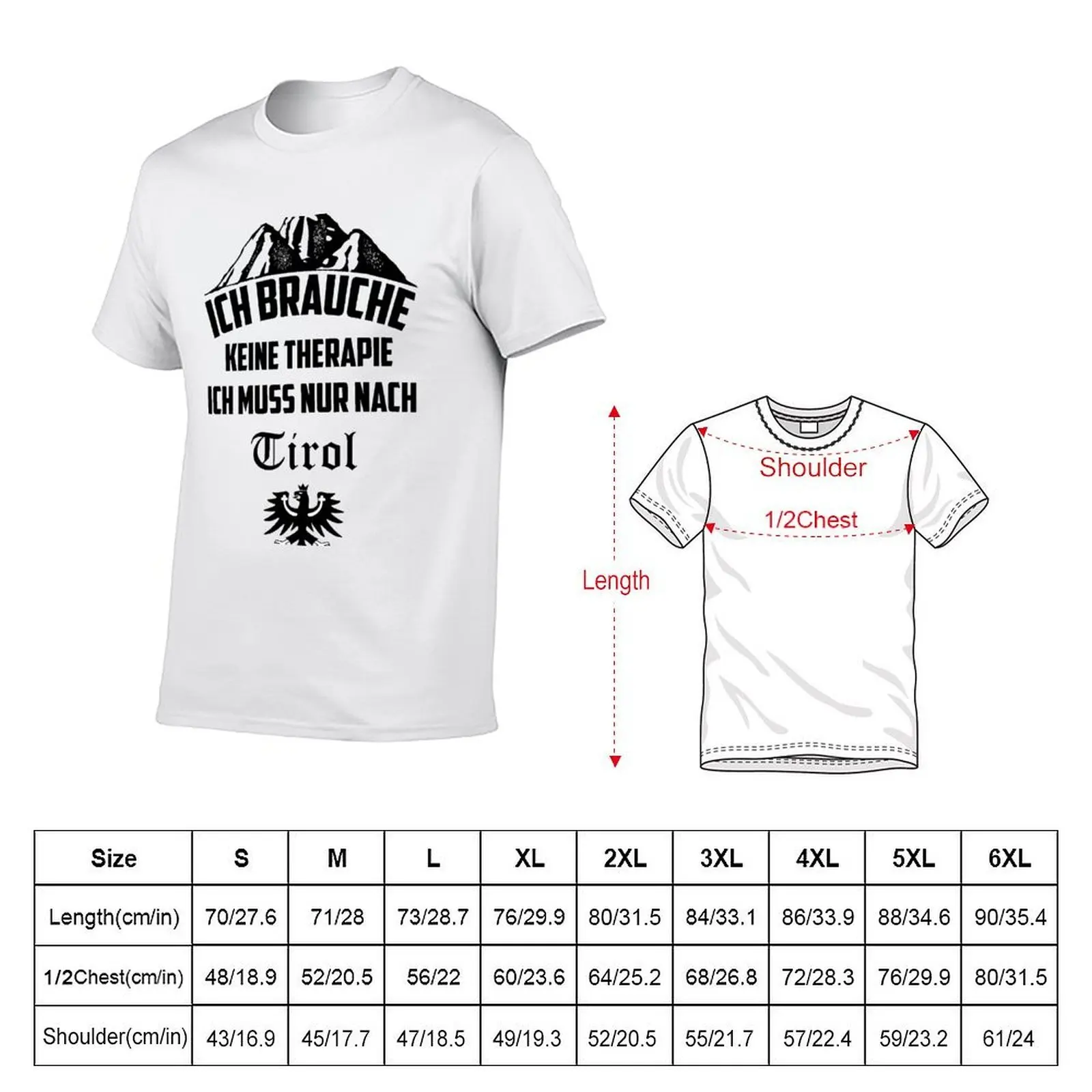 Tirol T-Shirt anime figures anime clothes t shirts for men cotton