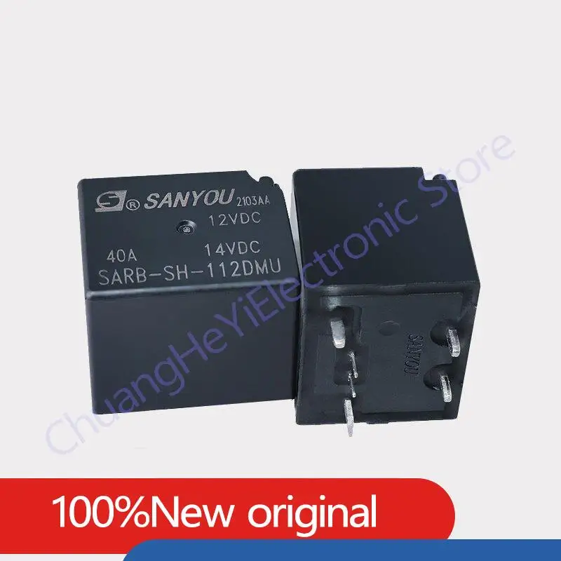 Relay SANYOU SARB-SH-112DMU New energy electric vehicle relay 40A 12VDC 24VDC 6PIN DIP