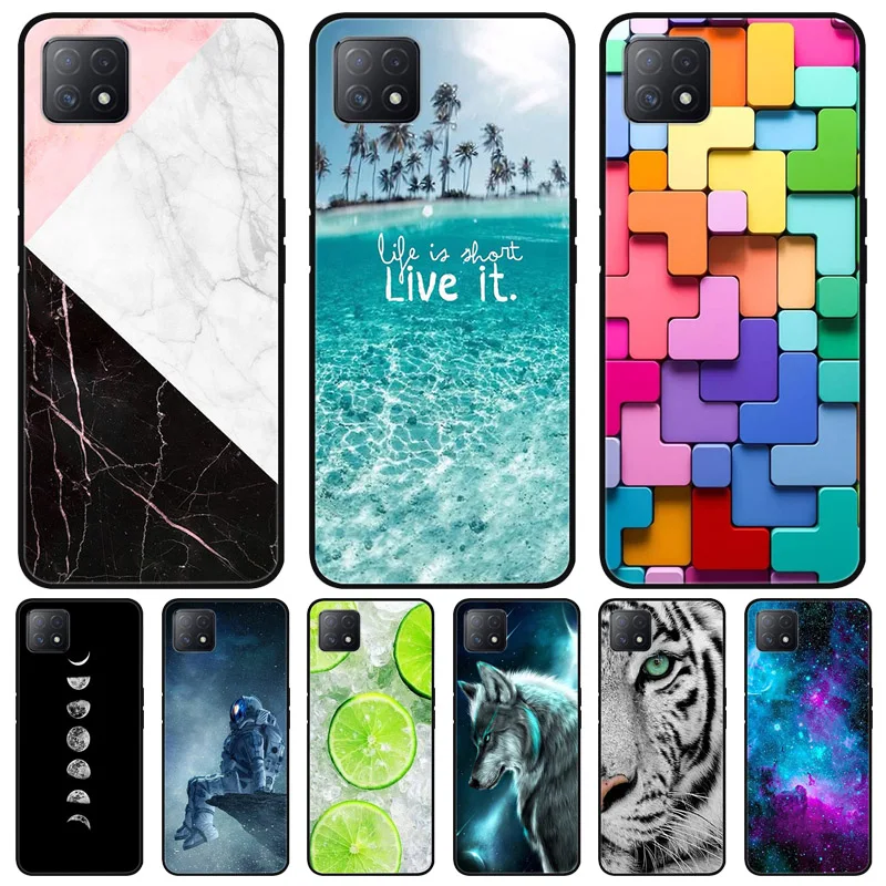 For Oppo A73 5G Case Soft TPU Silicone Back Cover Phone Case for Oppo A73 CPH2161 Case for OPPOA73 A 73 5G Coque Fundas Protect