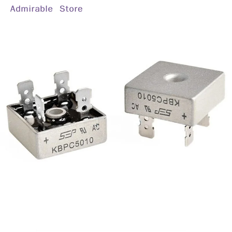 [W]50A 1000V Metal Case Single Phases Diode Bridge Rectifier KBPC5010