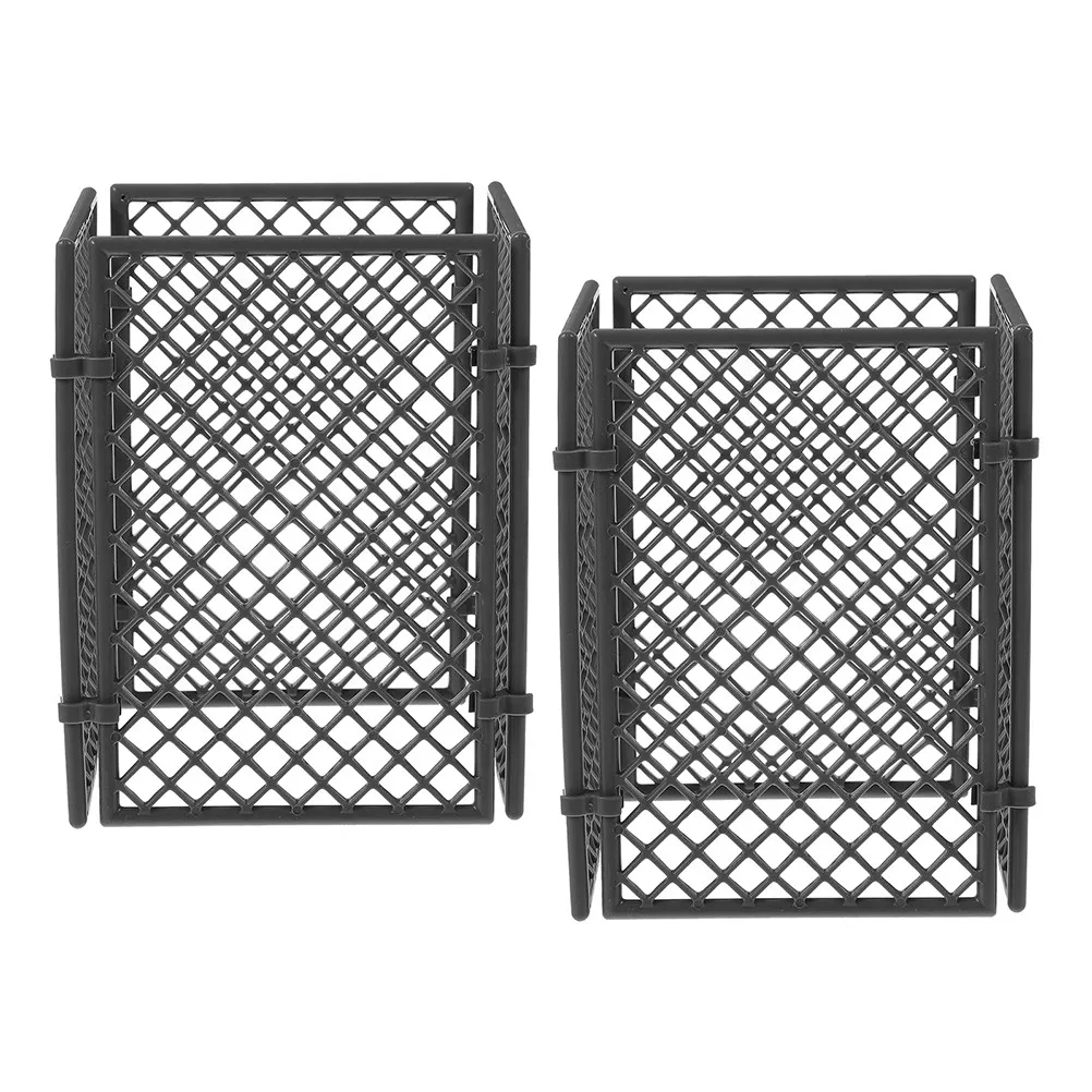 Mini Fence Decoration Set 8 Pcs for Fairy Garden Succulent Pots Bonsai Graveyard Tabletop Outdoor Decor