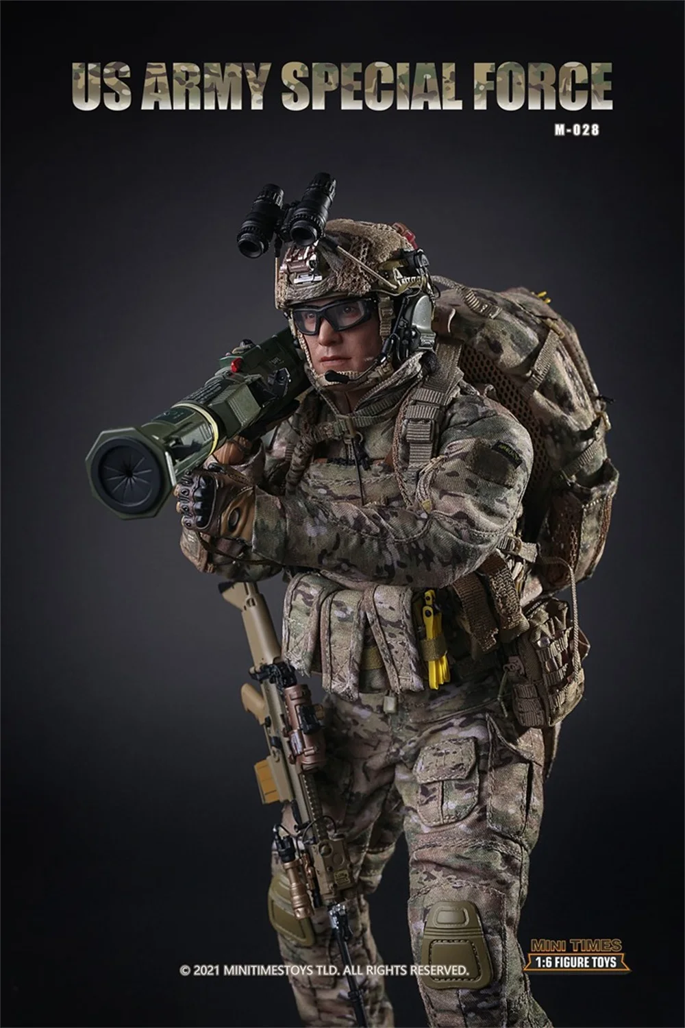 1/6 Minitimes M028 U.S. Army Special Forces Jump Full Set Moveable Action Figures Gift For Fans Collectable