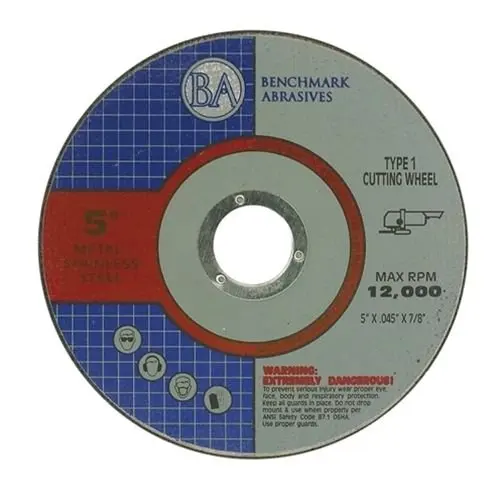 

5" Cut Off Wheel Pro Metal Self-Sharpening Steel Cutting Wheel 0.045" Thick 7/8" Arbor, Angle Grinder Cutting Wheel, Aggressive Cutting of Aluminum Grinding Wheel - 200 Pack