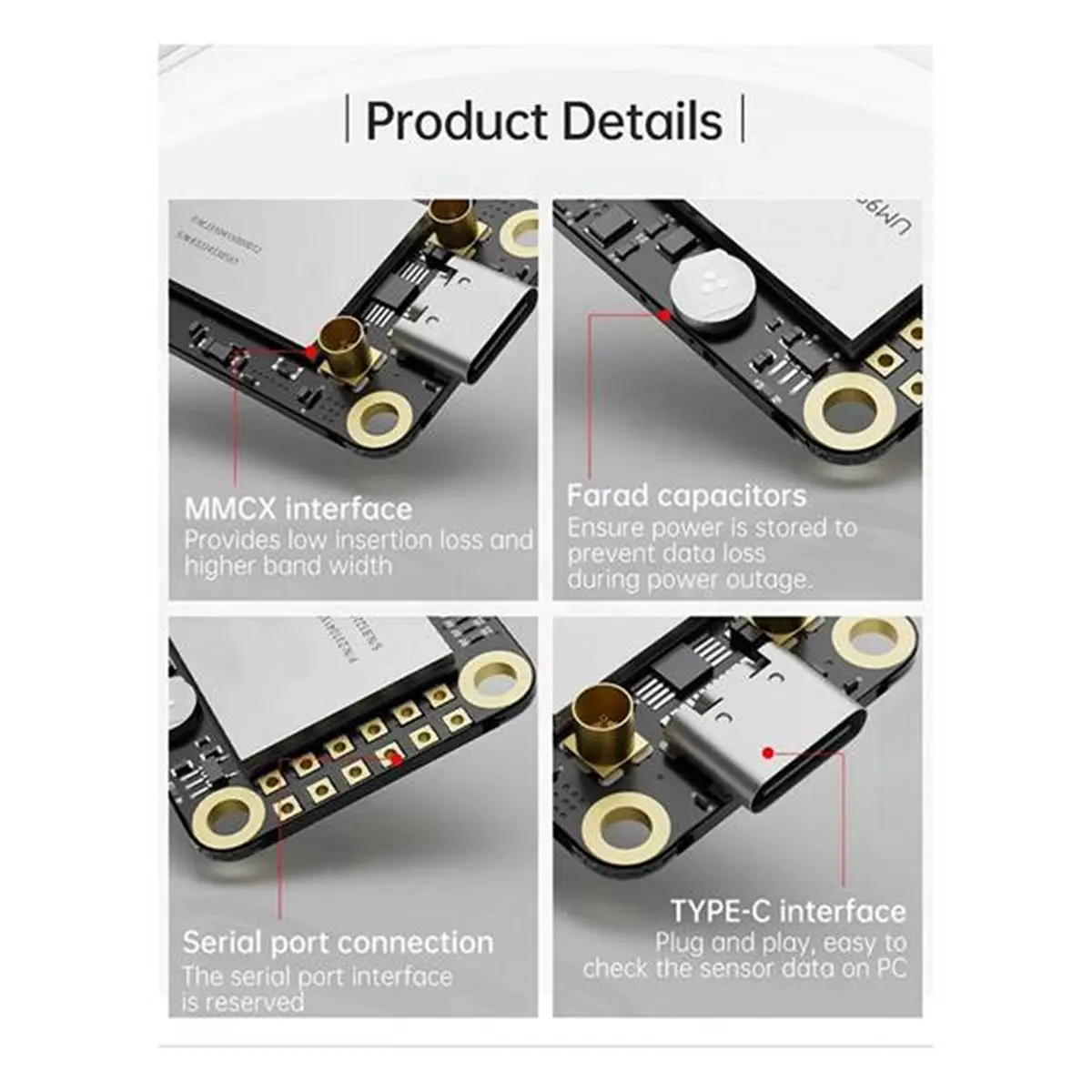 Hexin Um980 Development Board, RTK GNSS Module GPS/BDS/GLONASS//QZSS Positioning Module