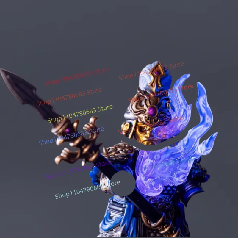 MOC Drie Koninkrijken Xiahou Dun Mini Action Figure Bouwsteen Assemblagemodel Anime Cartoon Accessoires Decoratief Speelgoed Cadeau