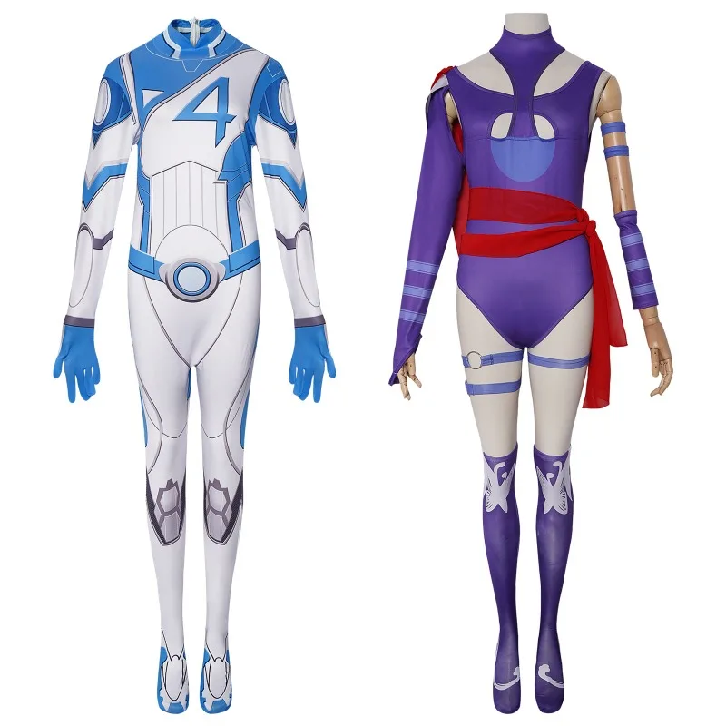 

CosplayRivals Psylocke Disguise Jumpsuit Roleplay Cosplay Costume Fantasia Women Fantastic Fourth Luna Snow Outfits Halloween Cl