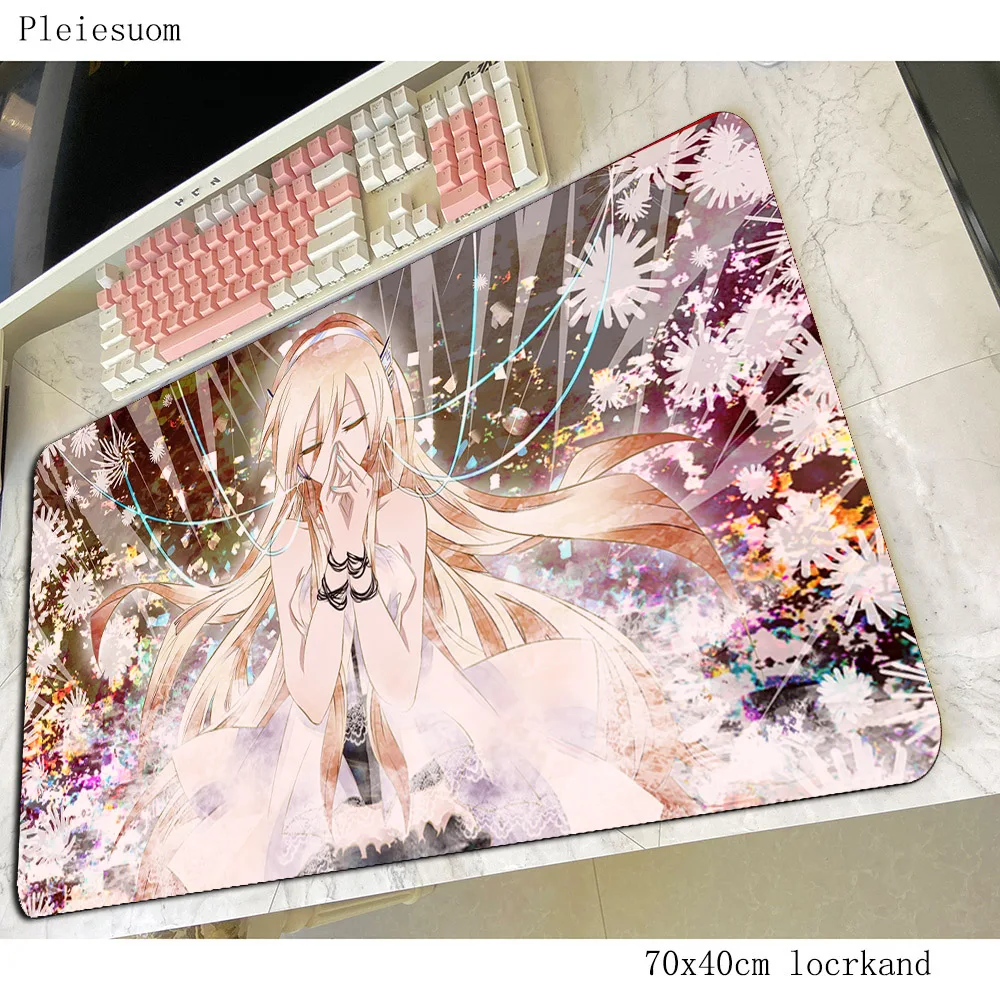 Vocaloid pad mouse Colourful computer gamer mouse pad 700x400x3mm padmouse big Xxl mousepad ergonomic gadget office desk mats