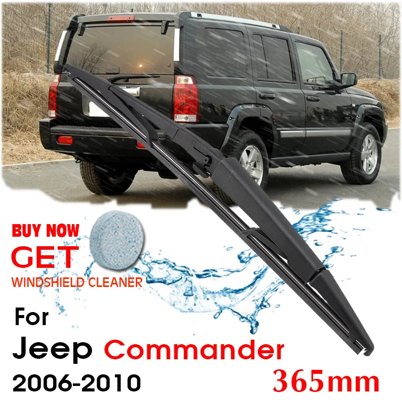 

Car Wiper Blade Rear Back Window Windscreen Windshield Wipers For Jeep Commander Hatchback 365mm 2006-2010 Auto Accessories