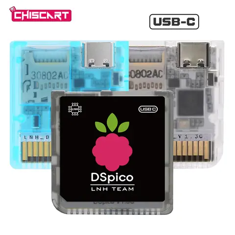 Chiscart  DSpico USB C Version Game Cartridge For NDS NDSL DSi 3DS Consoles