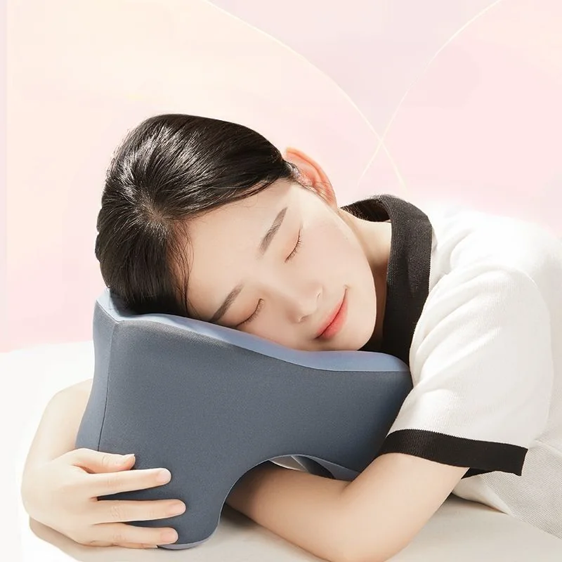 Travel Pillow U-Shape Memory Foam Neck Pillow Portable Office Nap Cervical Pillows Airplane Neck Cushion Ergonomic Head Support