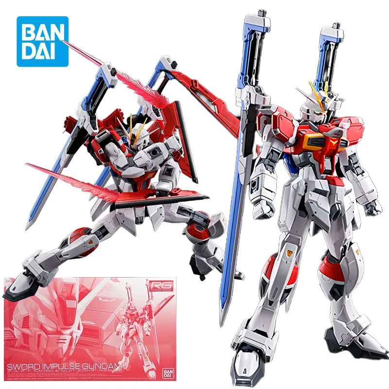 

Bandai RG 1/144 Sword Impulse Gundam Action Figure ZAFT Mobile Suit ZGMF-X56S/θ Gundam Assembly Model Toys Gift For Kids