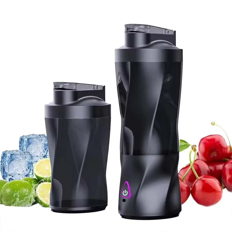 New Portable USB Charging Blender Large Capacity Juicing Cup Metal Blades Crushed Ice Juicer for Household