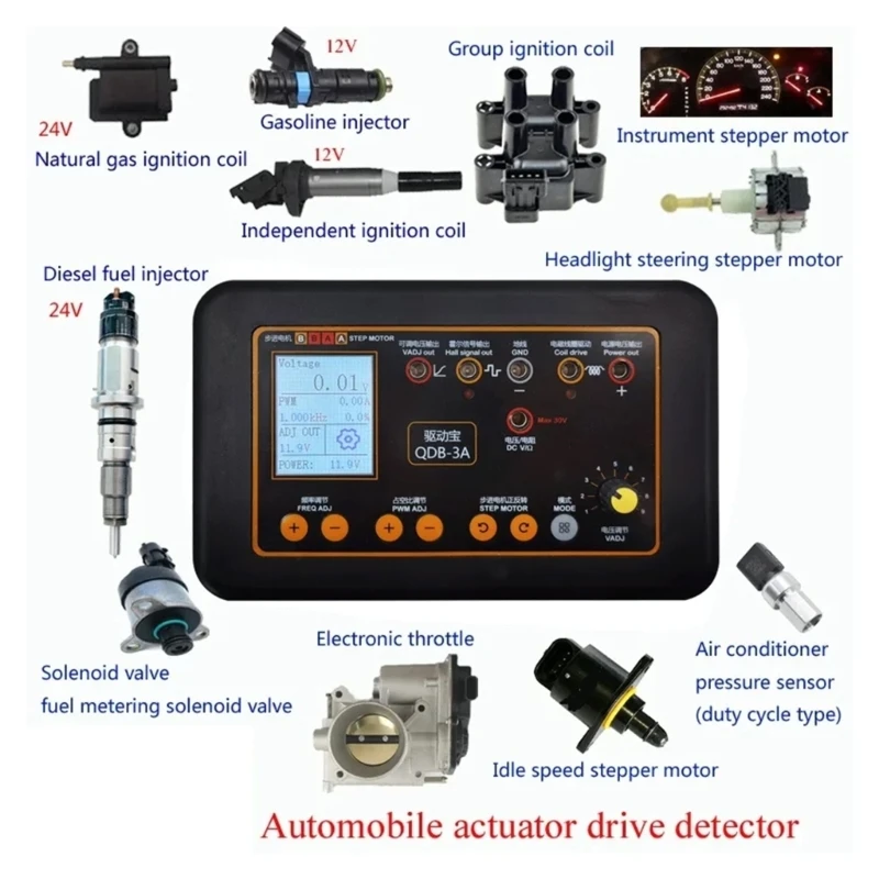 Ignition Coil Detection Tool Auto Ignition Coil Test Fault Detector Tester Simulators Vehicle Auto Actuators