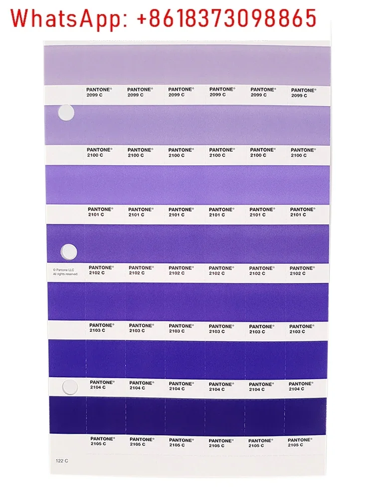 Color card international standard C card U card TPG/TPX single page single tearable color ticket