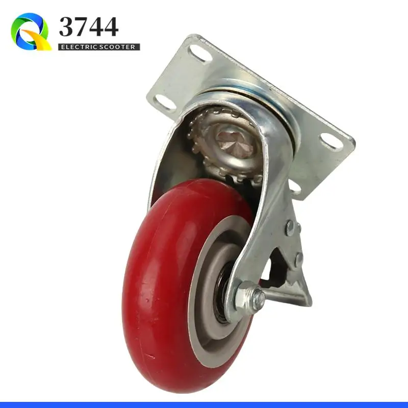 

Heavy-Duty Universal Caster Wheels with 360° Swivel Silent Design Brake Perfect for Furniture Wear-Resistant Platform Trolley