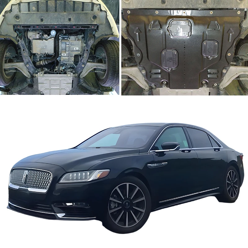 

Car Accessories Black Under Engine Guard Mudguard Board Splash Shield Mud Fender Plate Panel For LINCOLN Continental 2017-2020