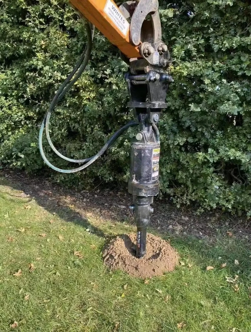 Hitachi ZX55 Soil Drilling Machine 6000 Nm Earth Drill Auger with Core Motor Components for 5-8 Ton Excavator